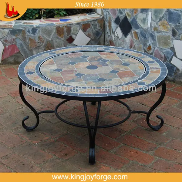 Wood Burning Fire Pit Table With Ceramic Tiles Buy Fire Pit