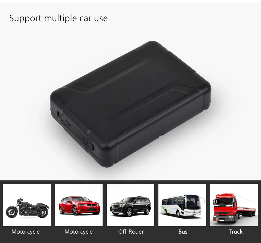 Rechargedble Gps Tracker Waterproof Google Map Cargo Truck Car