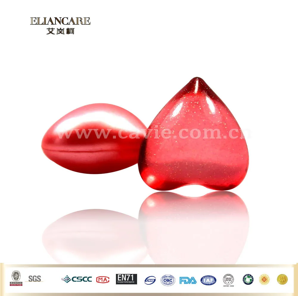 5g*6pcs Heart Shape Bath Beads With Custom Cardboard Pvc Box Buy Bath Beads,Bath Oil Bead