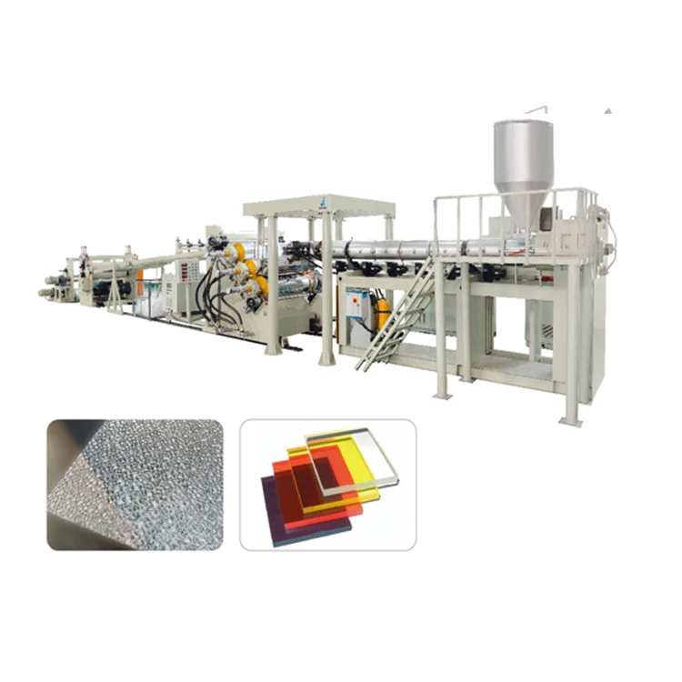Pvc Pe Pet Pc Pp Pmma Abs Plastic Sheet Extrusion Machine Acrylic Sheet