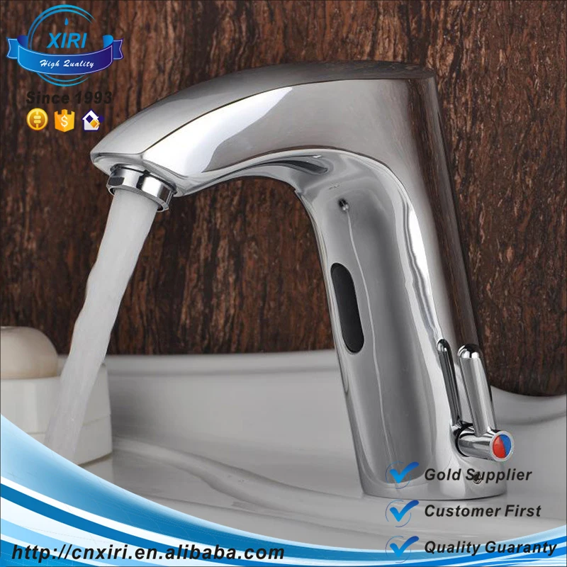 Automatic Hands Touch Free Sensor Faucet Hot Cold Water Mixer Tap