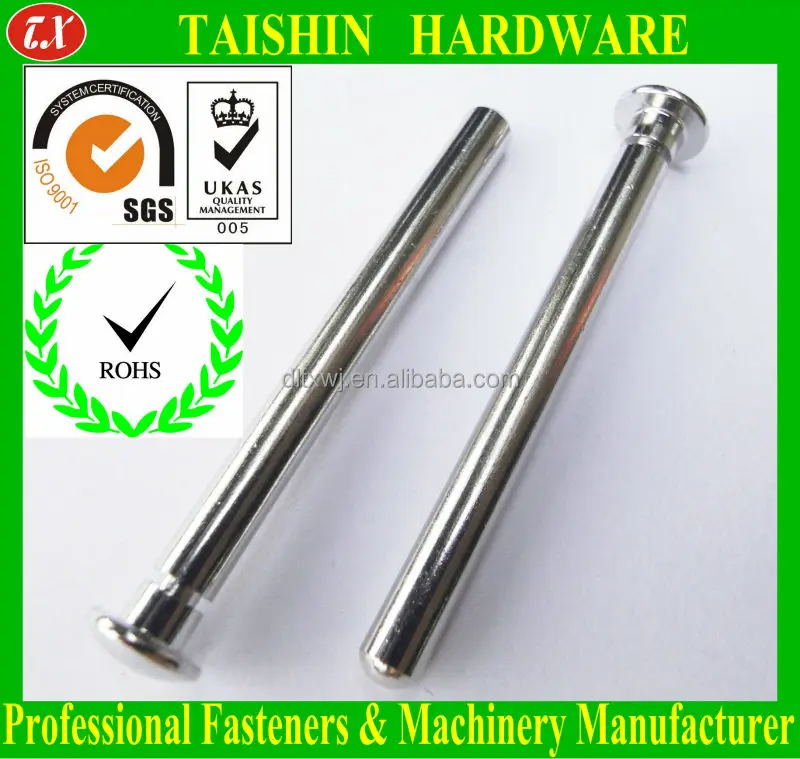 Truss Head Safety Types Locking Pins With Round Groove For Bicycle