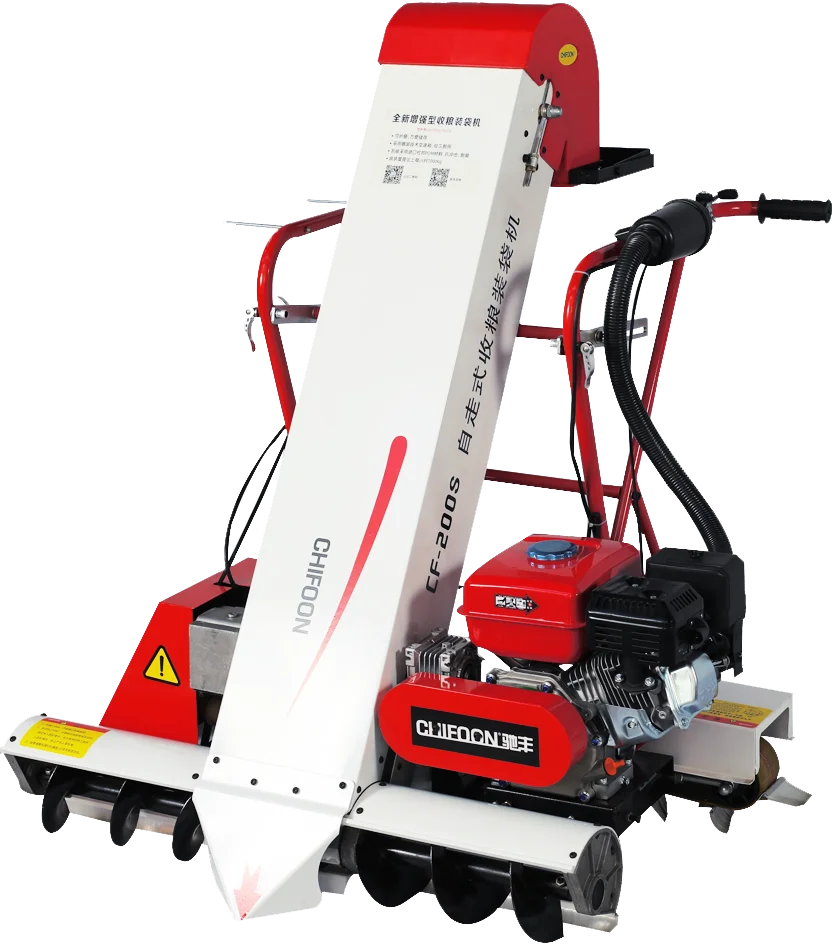 
grain collecting and bagging machine 