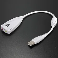 New External Sound Card 5hv2 USB 7.1 Audio Interface 2.0 Adapter To 3d Ch Virtual Channel Computer Components Sound Track For YY