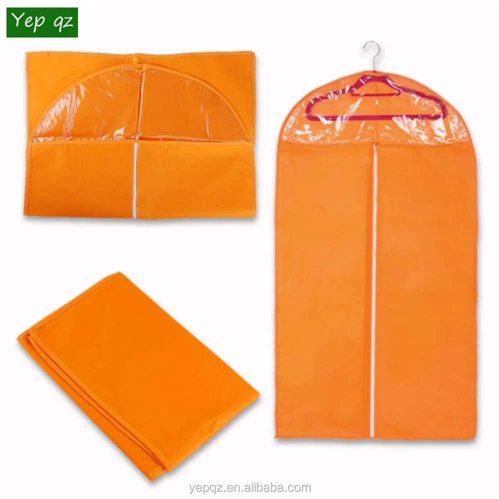 Cheap Wholesale Recycled Ecofriendly Orange Color Non Woven Foldable