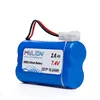 7.4v 2600mah lithium ion battery pack for walkie-takie intercom interphone