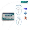Square palcstic box packing 50 pcs floss pick