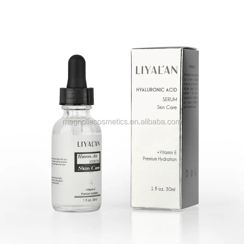 In Stock Cheap Retail Hyaluronic Acid Plant Based Skin Care Serum 30ml