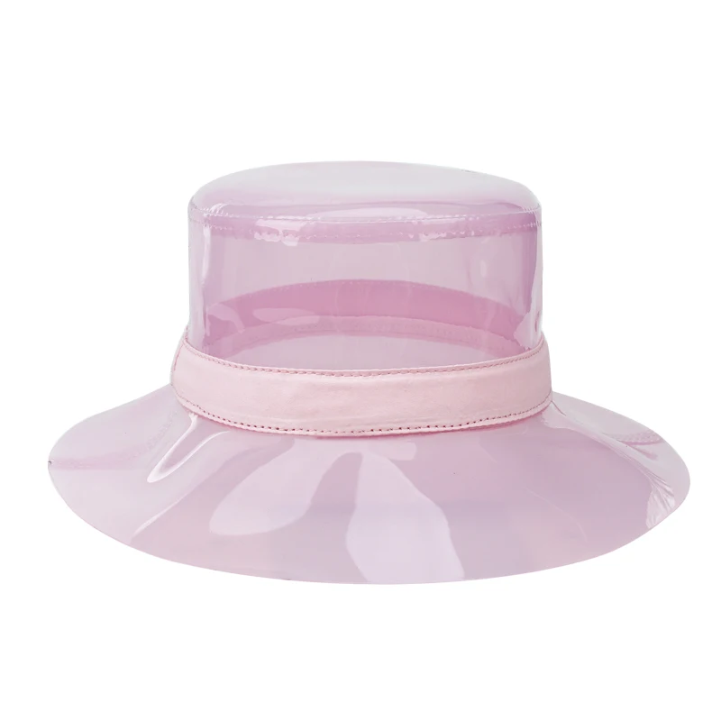 Custom Fashion Plastic Foldable Waterproof Pvc Rain Bucket Hat Buy