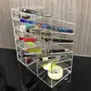 Acrylic Office Desk Organize Racks Desk Stationary Drawer Sorting Desk Storage