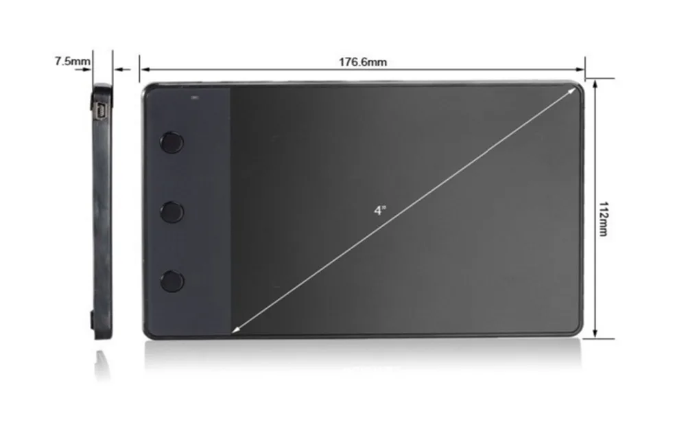 Professional Digital Graphics Tablet Drawing Pen Pad 4.17x2.34 inch HUION H420 for Animation Design FCC/ROHS/CE