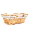Eco-exfriendly Custom Storage Willow Basket With Handles square wicker made in China