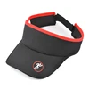 Universal custom embroidery men's short sports visor/sun visors cap