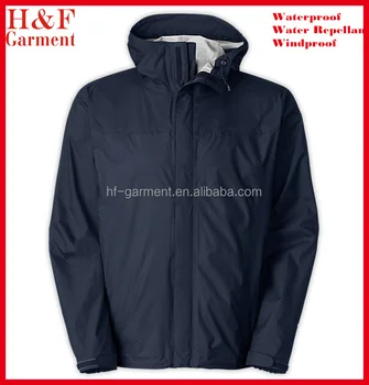 navy blue windbreaker with hood