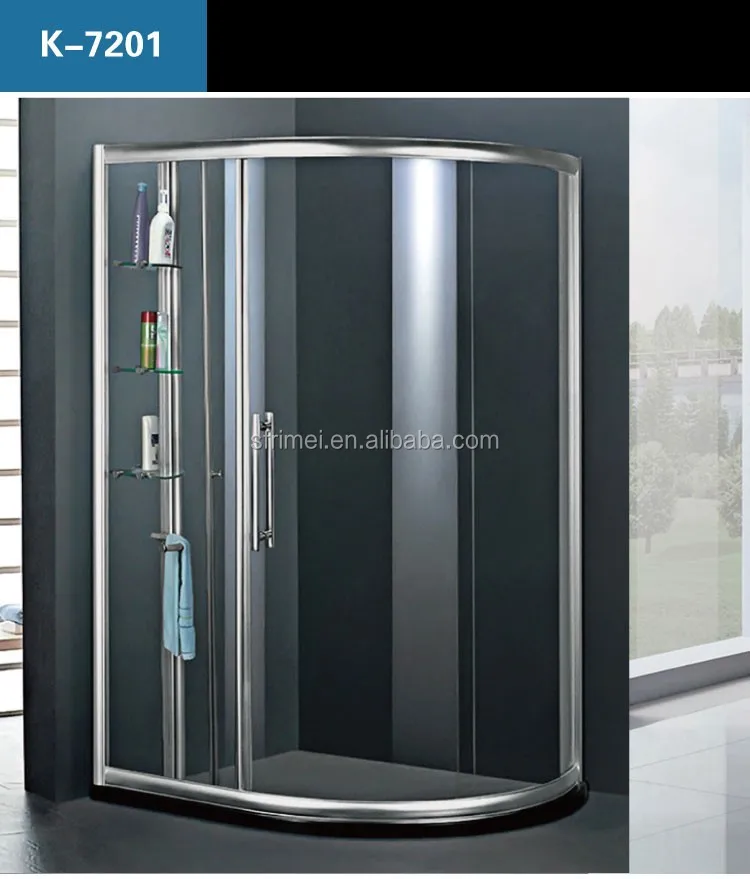 K-7317 Hotel Commercial Prefab Bathroom One Person Portable Transparent
