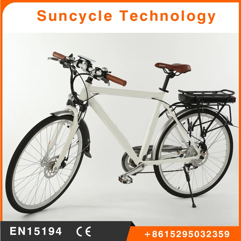 Suncycle 700cc City Electric Bike Vintage Road Electric Bicycle For