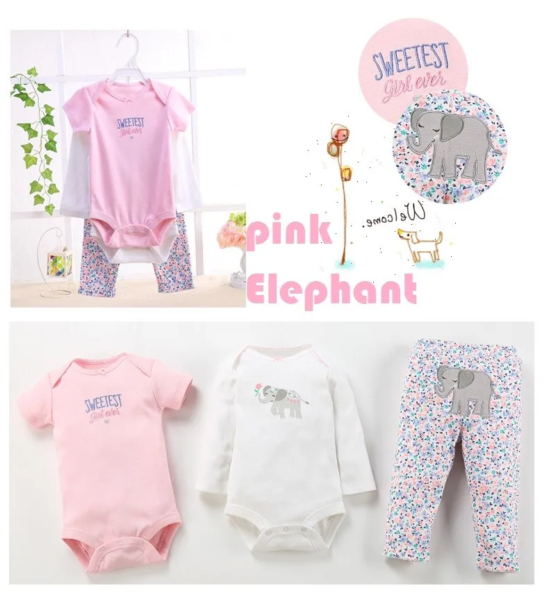 2019 High Quality Wholesale Newborn Baby Clothes Rompers And Pants Sets Buy Baby Clothes Sets