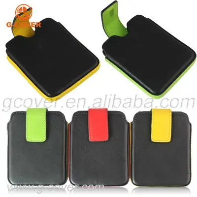 
leather case for ipod Nano 7, leather pouch for ipod Nano 7 