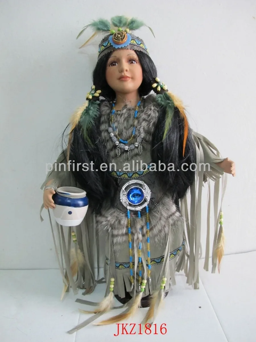 native american porcelain dolls wholesale