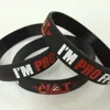 high quality popular rubber wrist band Event Promotional bracelet
