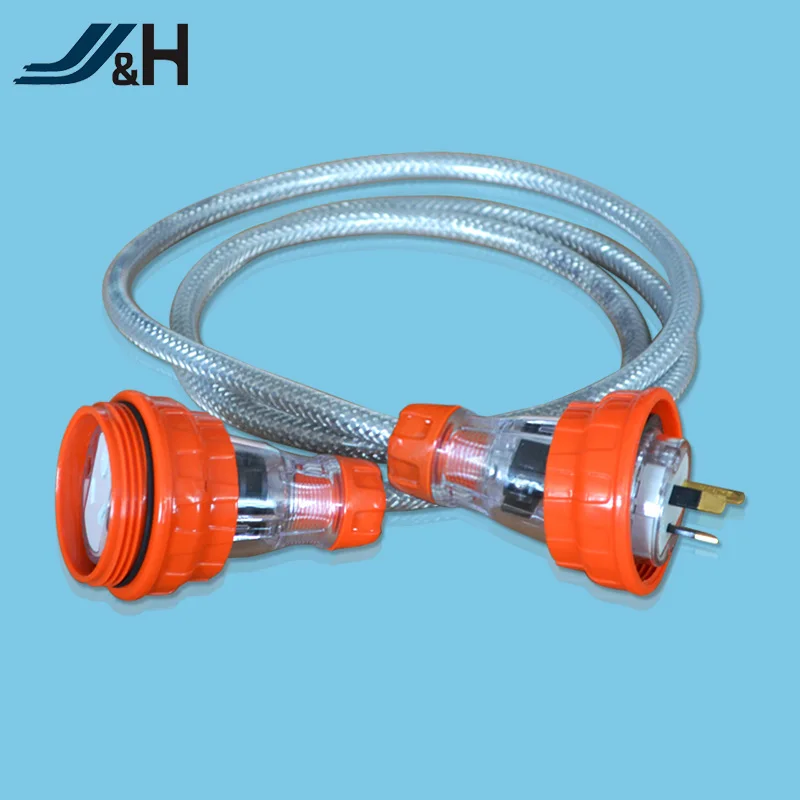 Industrial Power Socket 3 Flat Pin 10a Single Phase Australian Ip66