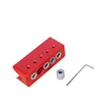 Woodworking Hole Drill Punch Positioner Guide Locator Jig Joinery System Kit Aluminium Alloy Wood Working DIY Tool