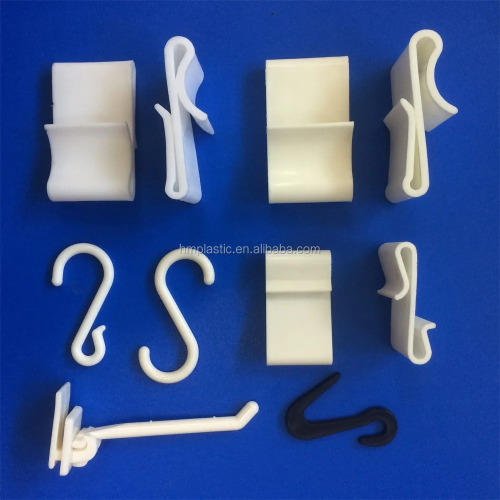 20cm Double Wires Price Tag Display Hook Plastic Hook For Cardboard