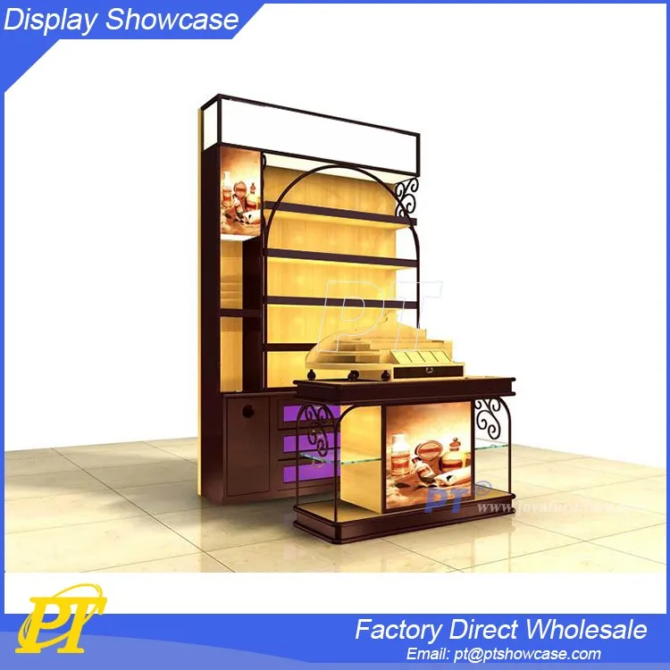 Glass Perfume Display Shelf/ Luxury Perfume Wall Display Rack/ Perfume