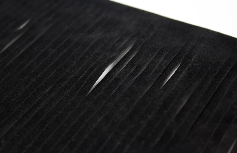 2015 Wholesale Black Velvet Tassel Fringe Trim For Decoration Ltr0116