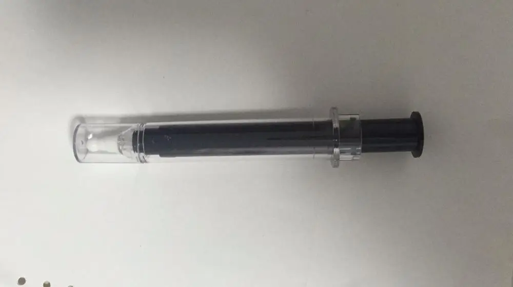 5ml 10ml 20ml Black Syringe With Airless Lids For Cosmetic Use Buy