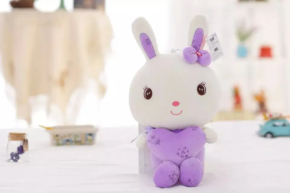 New Manufacture Plush Lying Rabbit From Various Colors Yangzhou China