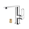 Different design basin mixer taps, hot and cold basin taps, square design basin tap