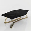 black marble dining table top per set with mental frame philippine