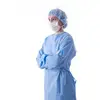 Disposable non woven aprons made of PP+PE rolls and fabrics used in hospitals for medical and surgical use
