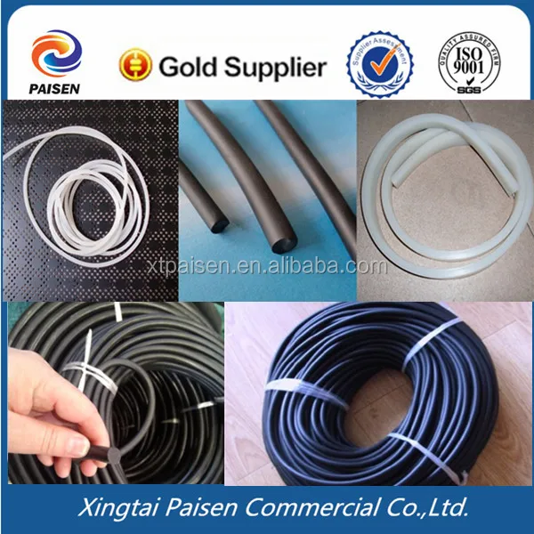 40/50/60/70 hardness black nbr/epdm/silicone foam rubber seal