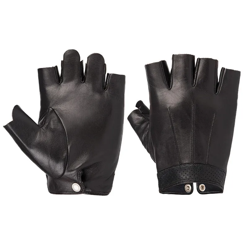 cut fingers off leather gloves