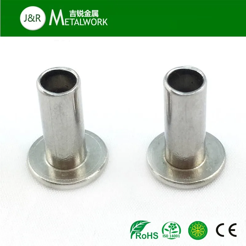High Quality A2 A4 Stainless Steel Flat Head Semi Tubular Rivet Buy Stainless Steel Tubular