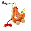 2019 Best sale educational wooden push and pull toys for toddlers Z05162B