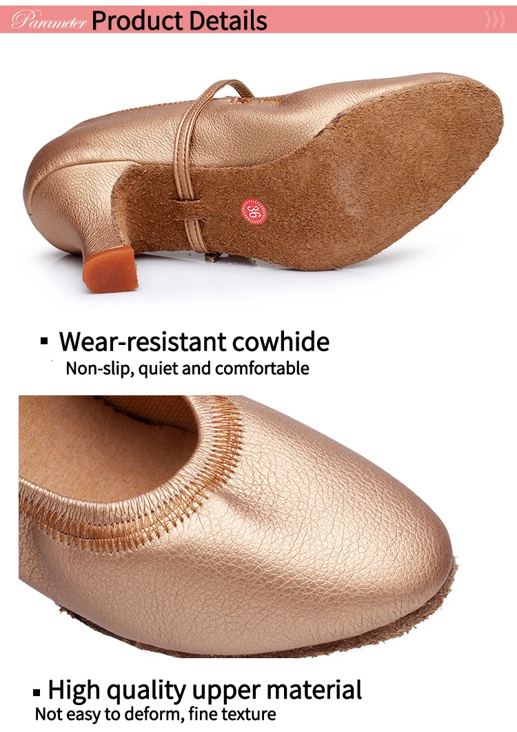 Latin High Heel Shoes Comfortable Practice Women's Adult With Soft Bottom Modern Dance Shoes