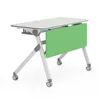 Make Your Own Logo movable conference tables small folding with wheels cherry office table