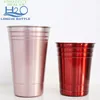16oz Single Wall Stainless Steel Party Cup,Wedding Cup Festival Pint Cup,Customized Dishwasher Mini Pint Cup