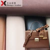 OEM Vintage Fabric Classic Plain Grain Eco Friendly Synthetic PU Leather 0.9mm Yangbuck Nubuck Rexin Leather For Bag Sofa 1806