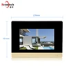 220V Power and 600TVL COMS camera 7" intercom system IP65 waterproof 4 wire