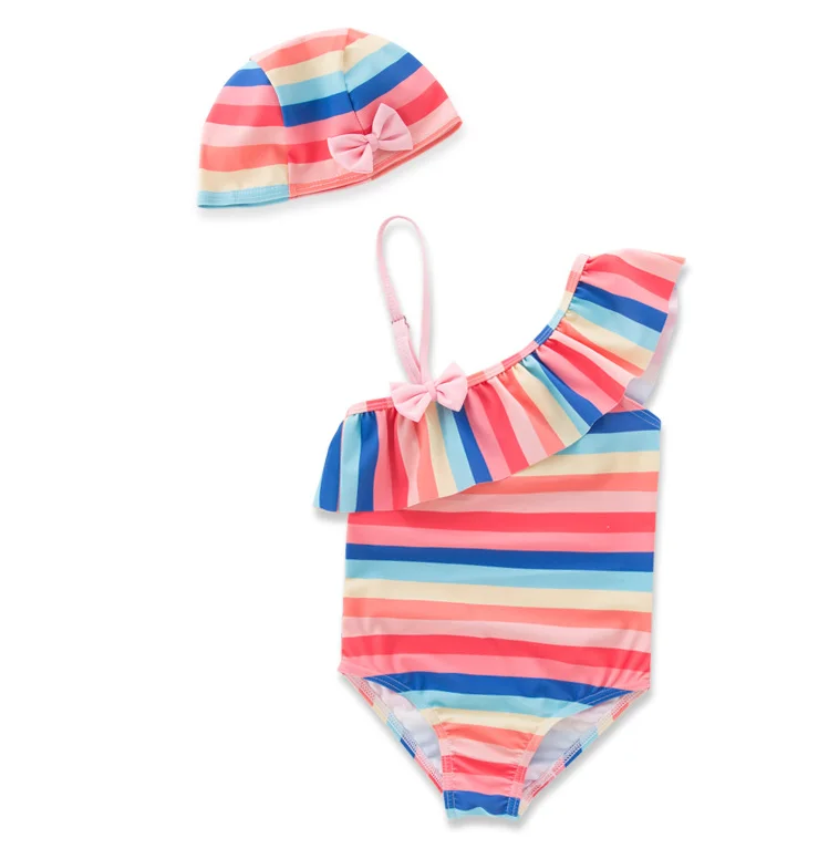 baby swimwear with hat