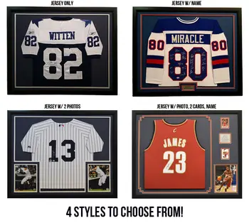 framed baseball jersey