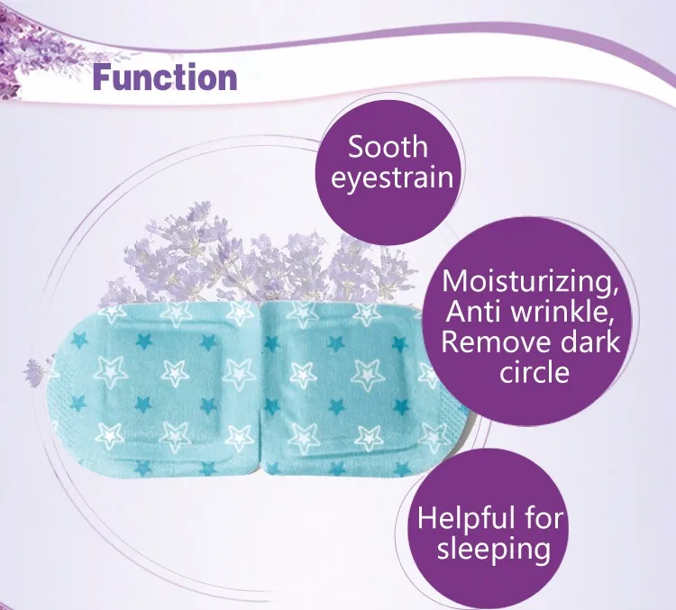 Popular Product Self Heating Disposable Eye Heat Pad For Eyes Relaxing