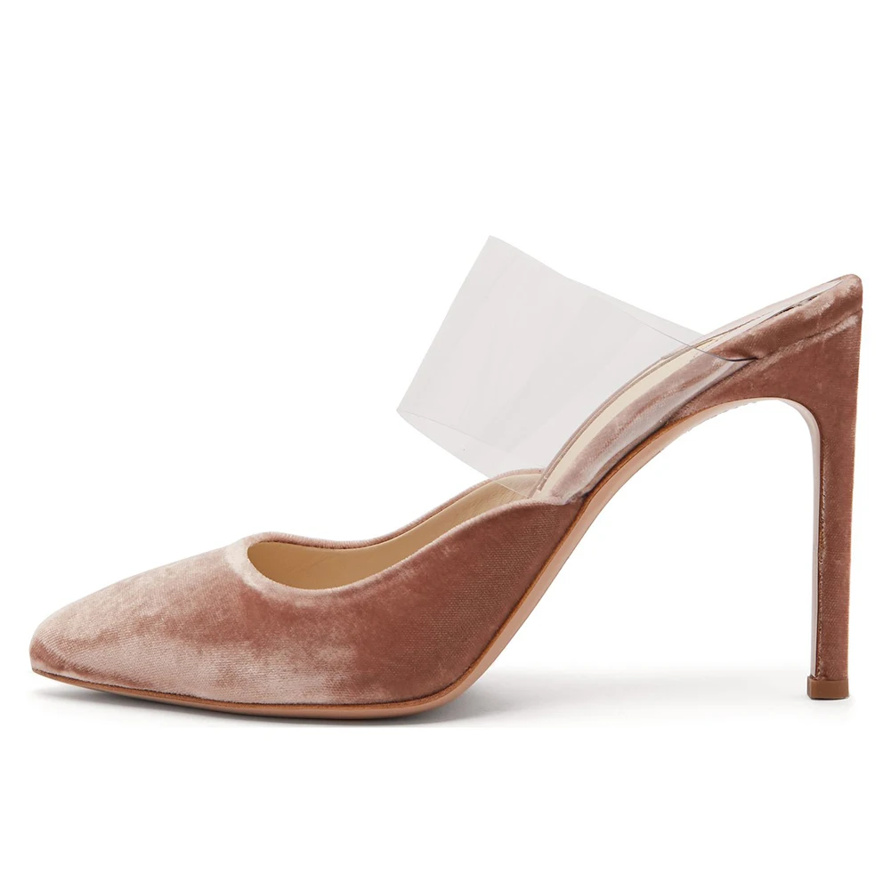womens nude mules