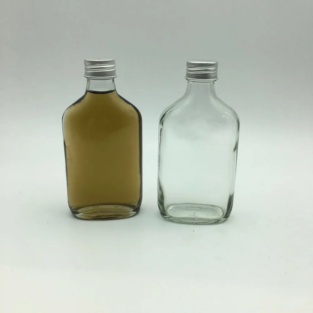 187ml (full Volume 200ml) Flat Bottle Wine Glass Aluminium Lid For Sale - Buy Wholesale Glass ...