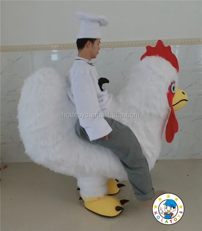 Hola Adult Chickenrider Mascot Costume/riding Animal Costume Buy
