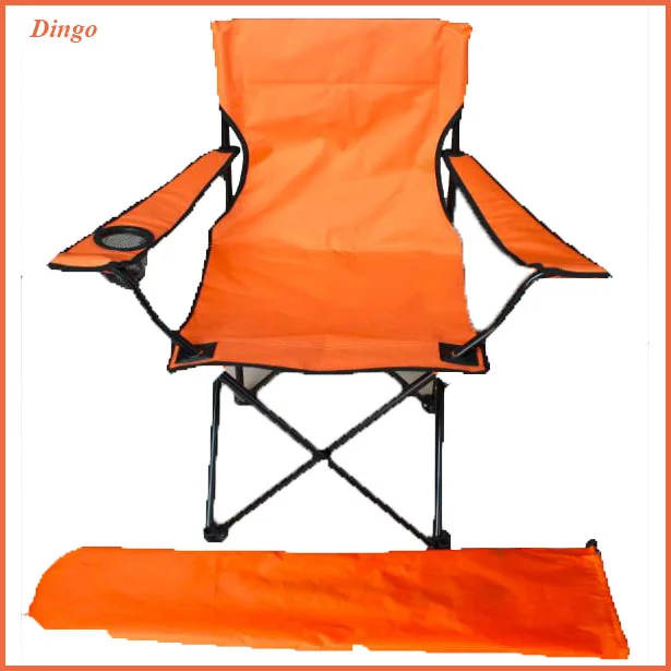 orange camping chair